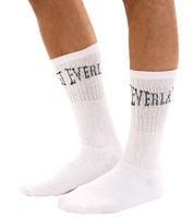 40 Pairs of EVERLAST Men's Sports Socks with Cotton Blend, Long Socks, OEKO-TEX Standard 100, EVL1TENX10BL, White