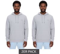 Pack de 2 sudaderas con capucha de manga larga PLAYBOY para hombre, color gris
