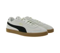 PUMA Club II Era Suede Herren Wildleder-Schuhe Sneaker im Fußball-Retro Design mit Softfoam 400717 10 Hellbeige/Schwarz
