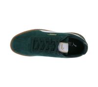 PUMA Club Kayzer Suede Chaussures Homme en daim, Baskets de football rétro avec semelle Softfoam 402606 02 Vert/Blanc