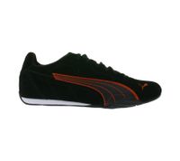 PUMA Catch Suede Herren Wildleder-Schuhe Sneaker im Motorsport Design mit Softfoam 402681 01 Schwarz/Rot