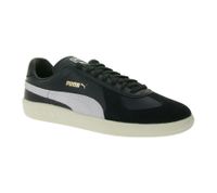PUMA  Army Trainer Herren Echtleder-Schuhe Damen Vintage-Sneaker Hallenschuhe 386607 02 Schwarz