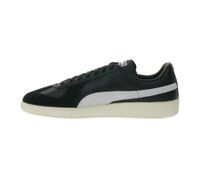PUMA  Army Trainer Herren Echtleder-Schuhe Damen Vintage-Sneaker Hallenschuhe 386607 02 Schwarz