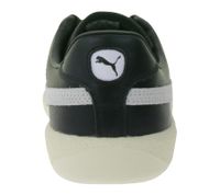 PUMA  Army Trainer Herren Echtleder-Schuhe Damen Vintage-Sneaker Hallenschuhe 386607 02 Schwarz