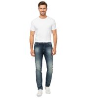 SUBLEVEL Herren Alltags-Jeans in Modern Straight-Fit Denim-Hose im 5-Pocket-Style Baumwoll-Hose H85006T61957D242 Blau