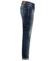 SUBLEVEL Herren Alltags-Jeans in Modern Straight-Fit Denim-Hose im 5-Pocket-Style Baumwoll-Hose H85006T61957D242 Blau