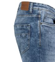 Jean slim homme SUBLEVEL, 5 poches, 100% coton, bleu H85028T62088M261