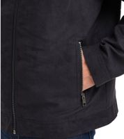 ¡SOLID Vamos Chaqueta de Piel Sintética para Hombre, Chaqueta Moderna y Versátil con Bolsillos 21301240ME 194008 Negra!