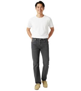 Jeans LEVI'S 501 da uomo in denim, modello 5 tasche, pantaloni in cotone 00501-3638, neri