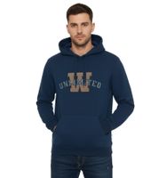 Sweat à capuche BLEND pour homme en coton avec logo UNLIMITED 20717207 194024 Bleu
