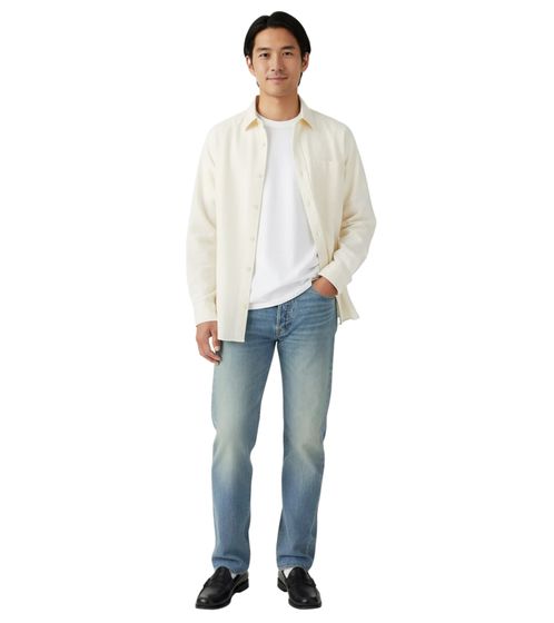 LEVI'S 501 Original Fit Men's Denim Trousers in 5-Pocket Style Jeans Cotton Trousers 00501-3645 Indigo Blue