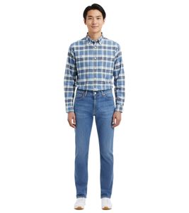Jeans da uomo LEVI'S 511 Slim-Fit, pantaloni in denim slim, pantaloni in cotone 04511-5461 "Dark Indigo Worn In" Blu