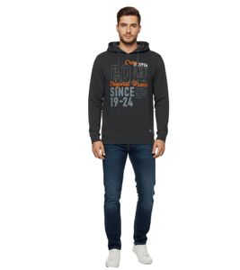 FQ1924 Erik Men's Sweatshirt Hoodie Cotton Pullover with Embroidery 21900544-ME 200278 Gray