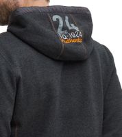 FQ1924 Erik Men's Sweatshirt Hoodie Cotton Pullover with Embroidery 21900544-ME 200278 Gray