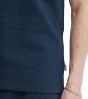 11 PROJECT Otto Men's Cotton T-Shirt, Simple Summer Shirt with Chest Pocket, 20716238 ME 194024 Blue