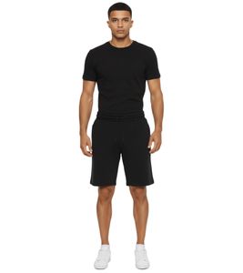 NORTH BEND Brendan Herren Sweat-Shorts Freizeit Bermuda mit Viskose und Taschen 223450MMM 1001 Schwarz