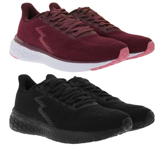 361° Fierce 2 Women's Running Shoes Training Shoes with QU!KSPRING and MORPHIT Construction, 8mm Drop, Sports Shoes Y2258 in Bordeaux Red or Black