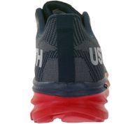 U.S ATHLETIC Nitro Herren Freizeit-Sneaker mit "USTH"-Print Schnür-Schuhe Turnschuhe Navy/Rot