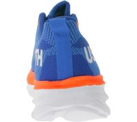 Zapatillas Nitro deportivas casuales para hombre de U.S. Athletic con estampado "USTH", con cordones, color azul/naranja neón/blanco.