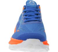 Zapatillas Nitro deportivas casuales para hombre de U.S. Athletic con estampado "USTH", con cordones, color azul/naranja neón/blanco.