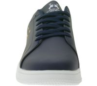 U.S. ATHLETIC Street Men's City Sneakers with Logo Print, Lace-Up Shoes, Navy