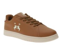 Baskets de ville pour homme U.S. Athletic Street, modèle City, à lacets, marron, avec logo imprimé