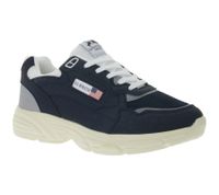 Baskets décontractées pour homme U.S. ATHLETIC Flag, style oversize, à lacets, bleu marine/blanc