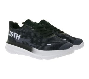 Baskets Nitro décontractées pour homme U.S. Athletic avec imprimé « USTH », à lacets, noir/blanc