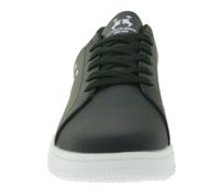 Baskets de ville pour homme U.S. Athletic Street, modèle City, à lacets, noires, avec logo imprimé