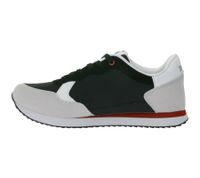Scarpe da ginnastica sportive da uomo U.S. Athletic Speed ​​Run in tela effetto scamosciato con lacci, nere/grigie/bianche