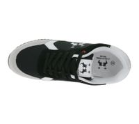 Scarpe da ginnastica sportive da uomo U.S. Athletic Speed ​​Run in tela effetto scamosciato con lacci, nere/grigie/bianche