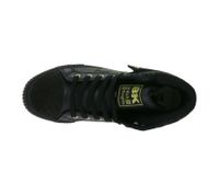 Baskets montantes pour femme BRITISH KNIGHTS Roco, imprimé léopard, lacets, revers convertible ou rabattable, B48-3709-02, Noir