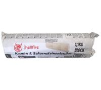 Paquete de 5 bloques limpiadores de hollín para chimeneas y estufas Hellfire (1,1 kg) EU-60UH-1005-SSC4 Marrón