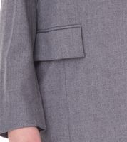 2er Sparpack Damen nachhaltiges Kleid mit Schulterpolstern Business-Kleid mit Wollanteil Mini-Kleid 956968 Grau