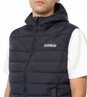 Chaleco acolchado sin mangas NAPAPIJRI A-Gesar V para hombre con bolsillos laterales, negro o azul marino