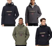 NAPAPIJRI Rainforest Pocket 2 wasserabweisende Anorak-Jacke Winter-Jacke Schwarz, Dunkelblau, Dunkelgrau oder Khaki