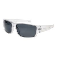 Champion Sunglasses for Men, Casual Polarized Holiday Sunglasses, No Filter Category CU514604 Gray/White-Transparent