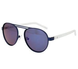 Champion Sonnenbrille Herren Freizeit-Brille verspiegelte Urlaubs-Brille polarisiert Filterkategorie 3 CU515304 Blau/Transparent