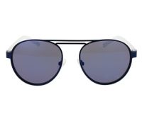 Gafas de sol Champion para hombre, estilo casual, con lentes espejadas, polarizadas, categoría 3, CU515304, azul/transparente