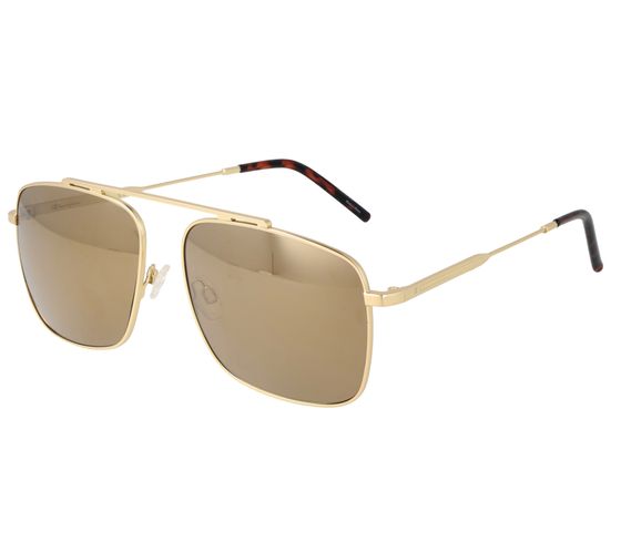 Gafas de sol Champion para hombre, estilo casual, con lentes espejadas, polarizadas, categoría 1, CU515201 Oro