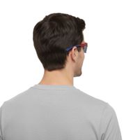 Gafas de sol deportivas Champion para hombre, polarizadas, ideales para vacaciones, categoría de filtro 3, CU512803, negro/rojo