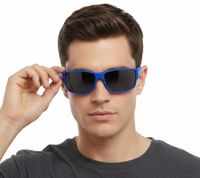 Champion Sport Sonnenbrille Herren Sport-Brille polarisierte Urlaubs-Brille UVA&UVB Schutz CU514602 Blau