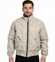 ROUGH. Herren Collegejacke oder Stepp-Jacke Übergangs-Jacke Freizeit Beige Stepp oder Schwarz/Weiß