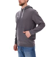 Felpa con cappuccio adidas Entrada 22 Hoody da uomo in cotone sostenibile con tasca a marsupio, nera o grigia