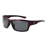 Gafas de sol Champion para hombre, gafas casuales polarizadas, gafas de vacaciones, filtro categoría 3, CU514303, rojo burdeos/negro