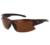 Gafas de sol deportivas Champion para hombre, lentes espejadas, polarizadas, categoría 3, CU516102, color marrón