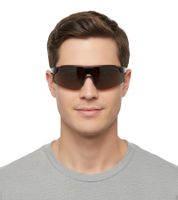 Gafas de sol deportivas Champion para hombre, lentes espejadas, polarizadas, categoría 3, CU514004, color marrón