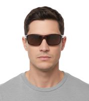 Gafas de sol deportivas Champion para hombre, polarizadas, ideales para vacaciones (CU514204) Marrón/Burdeos-Rojo-Gris