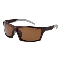 Gafas de sol deportivas Champion para hombre, polarizadas, ideales para vacaciones (CU514204) Marrón/Burdeos-Rojo-Gris