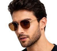 Champion Sunglasses for Men, Casual Glasses, Mirrored Polarized, Category 1, CU515101 Brown/Gold